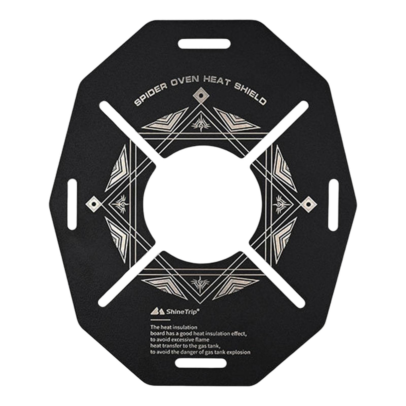 Shamjina Stainless Steel Camping Pot Mats - Heat Insulation Pads for Gas Stoves | Perfect for Outdoor Cooking, Backpacking & Camping Trips