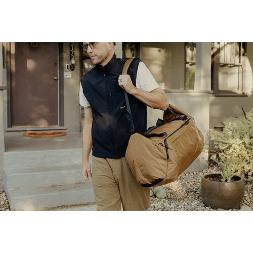 Peak Design Travel Duffel Bag 50L - Waterproof Carry-On Duffel for Travel & Adventure - Perfect for Camping, Hiking & Air Travel (Coyote Color)