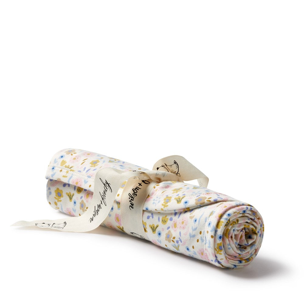 Organic Floral Bunny Rug - Soft & Eco-Friendly Nursery Decor for Baby Girls & Boys | Perfect for Playrooms, Bedrooms & Gift Giving