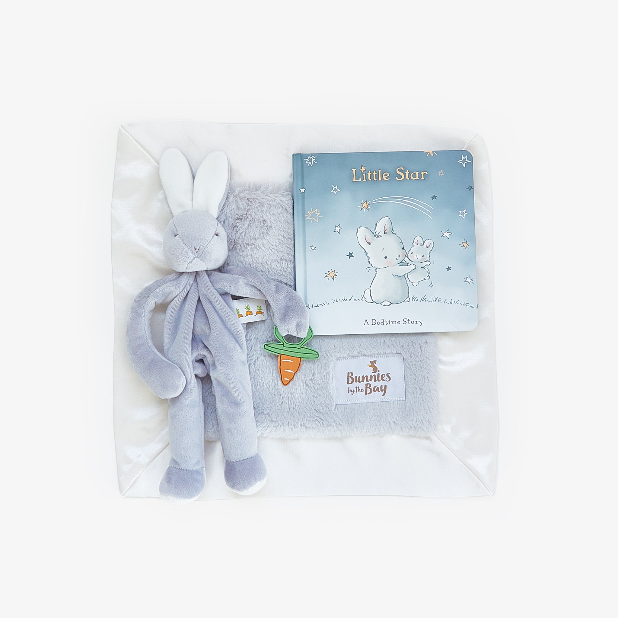 Wee One Bloom Gift Set for Baby Girls - Soft Gray Baby Shower, Newborn & Birthday Present - Perfect for Nursery Decor & Special Occasions