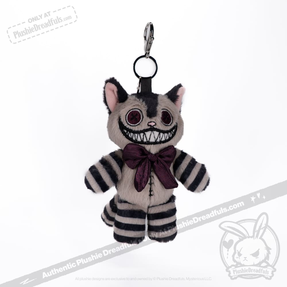 Victorian McGee's Alice in Wonderland Cheshire Cat Plush Keychain - Cute Collectible Accessory for Disney Fans, Gifts & Backpack Decor