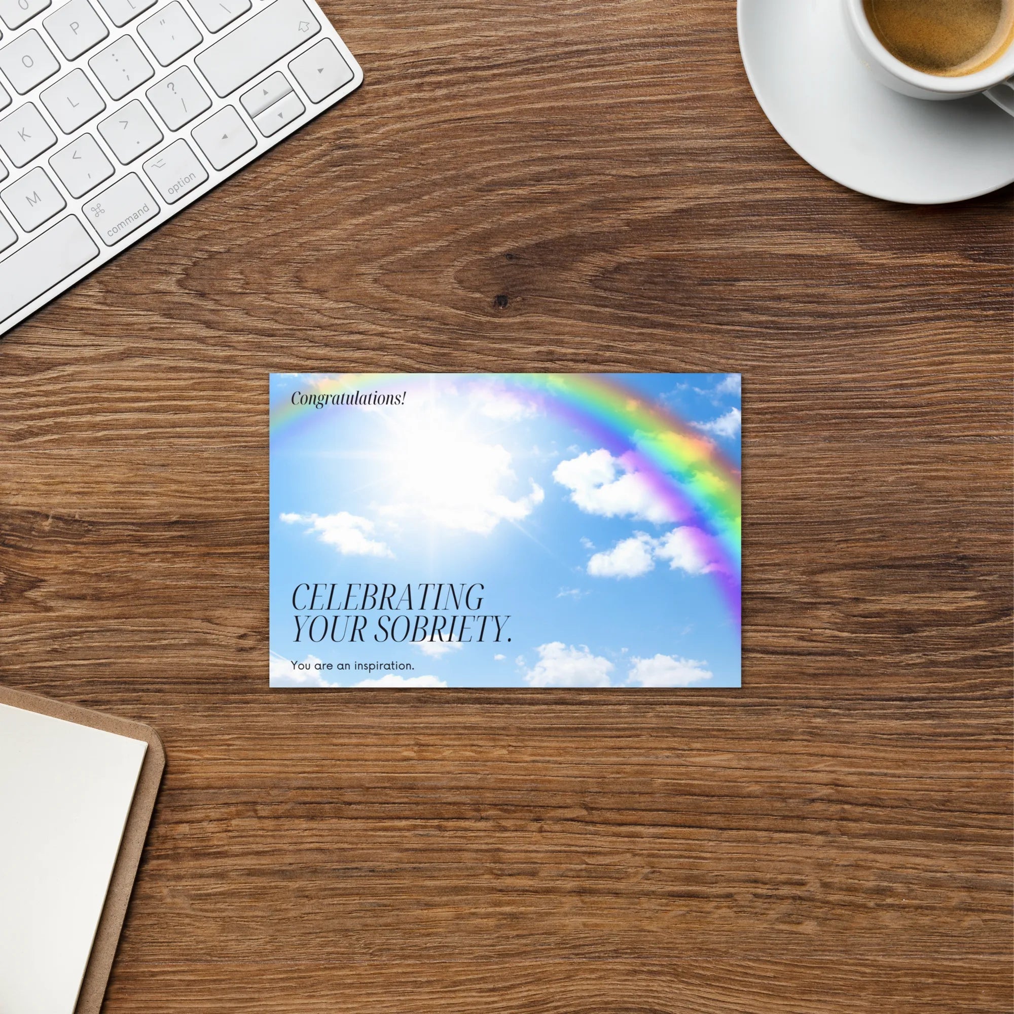 I Am So Proud Of You Sobriety Card - Inspirational Recovery Greeting Card for AA Meetings, 12-Step Programs & Celebrating Milestones - Perfect for Sober Anniversaries & Addiction Recovery Support