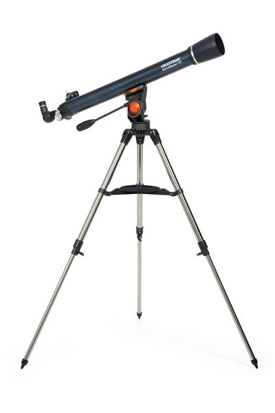 Celestron AstroMaster 70AZ Refractor Telescope for Adults & Kids - 70mm Aperture Astronomy Telescope with Adjustable Tripod, Perfect for Stargazing, Moon Viewing & Backyard Astronomy