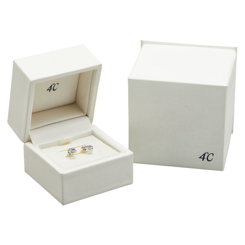 4℃ K10 Gold Aquamarine Teardrop Stud Earrings for Women - Elegant 14K Gold Plated Blue Gemstone Jewelry - Perfect for Weddings, Parties & Gift Giving
