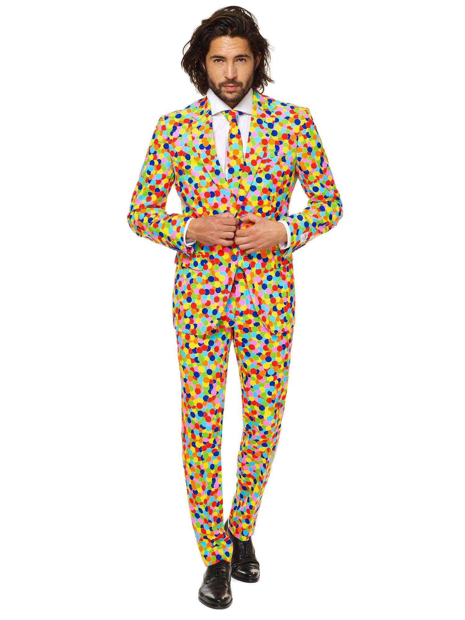 Opposuits Men's Party Costume Suits - Fun & Unique Formal Wear for Halloween, Bachelor Parties & Costume Events
