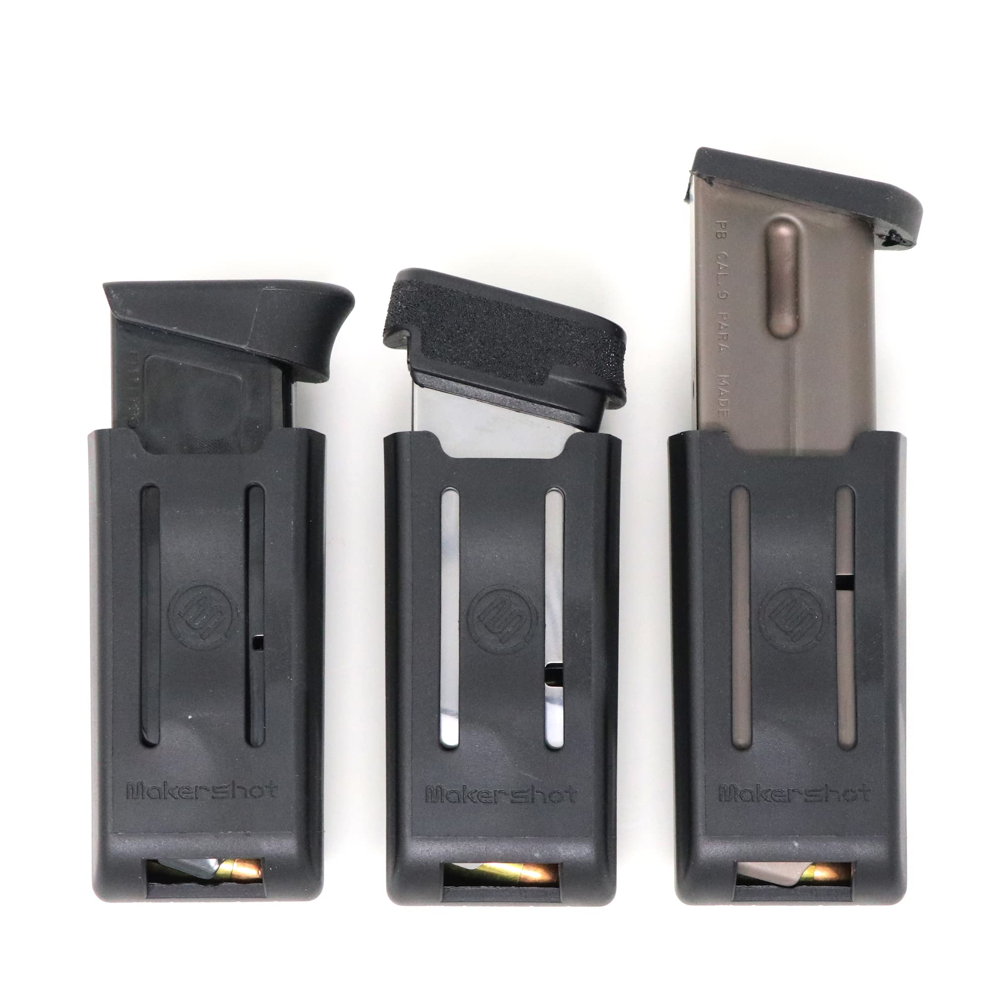MakerShot Magazine Carrier - Tactical Gun Belt Magazine Holster for Pistol & Handgun | Durable Ammo Storage & Clip Holder | Perfect for Range Training, Hunting & Tactical Missions
