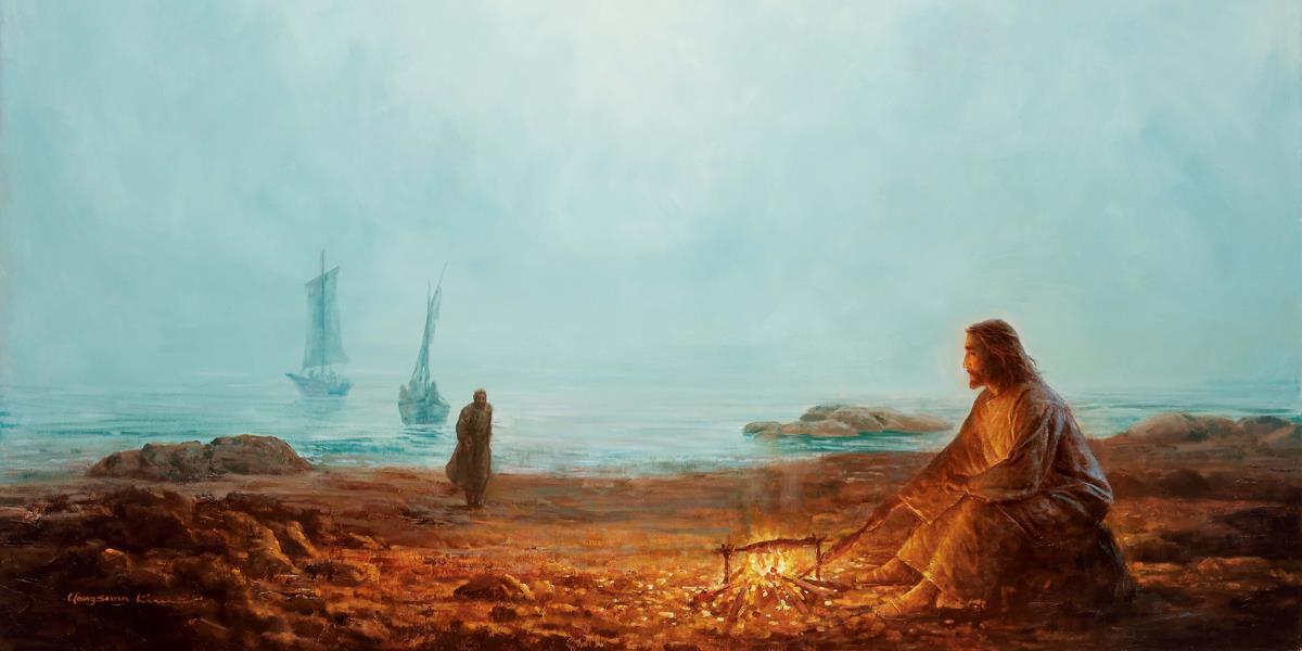 By The Shore By Yongsung Kim - Coastal Wall Art Print for Beach House Decor, Ocean Themed Living Room & Bedroom