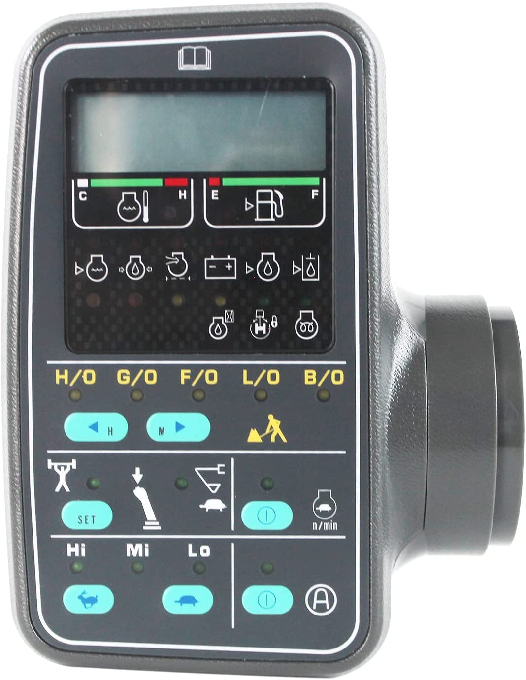 Komatsu PC200-6 PC200LC-6 PC210-6 6D95 Excavator Monitor Display Panel Gauge Cluster Replacement Part - PANGOLIN 7834-72-4000 | Compatible with Excavator Dashboard & Diagnostic System for Construction Equipment Maintenance
