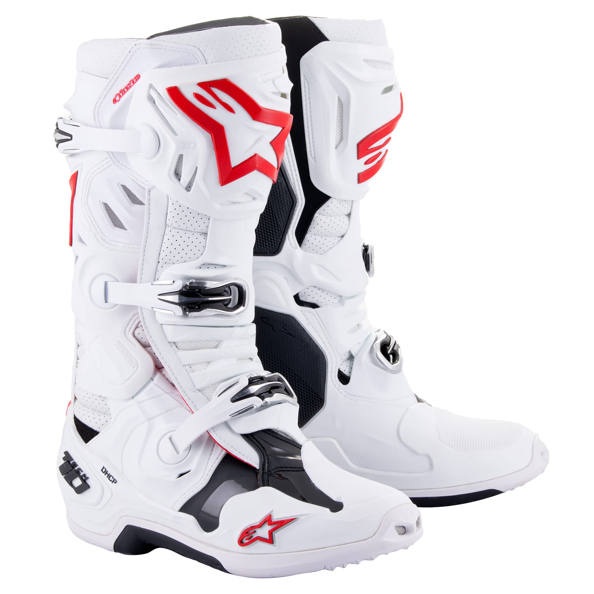 Alpinestars Tech 10 Supervented Motocross Boots for Men - Durable Off-Road Racing Footwear for MX, Enduro & Trail Riding