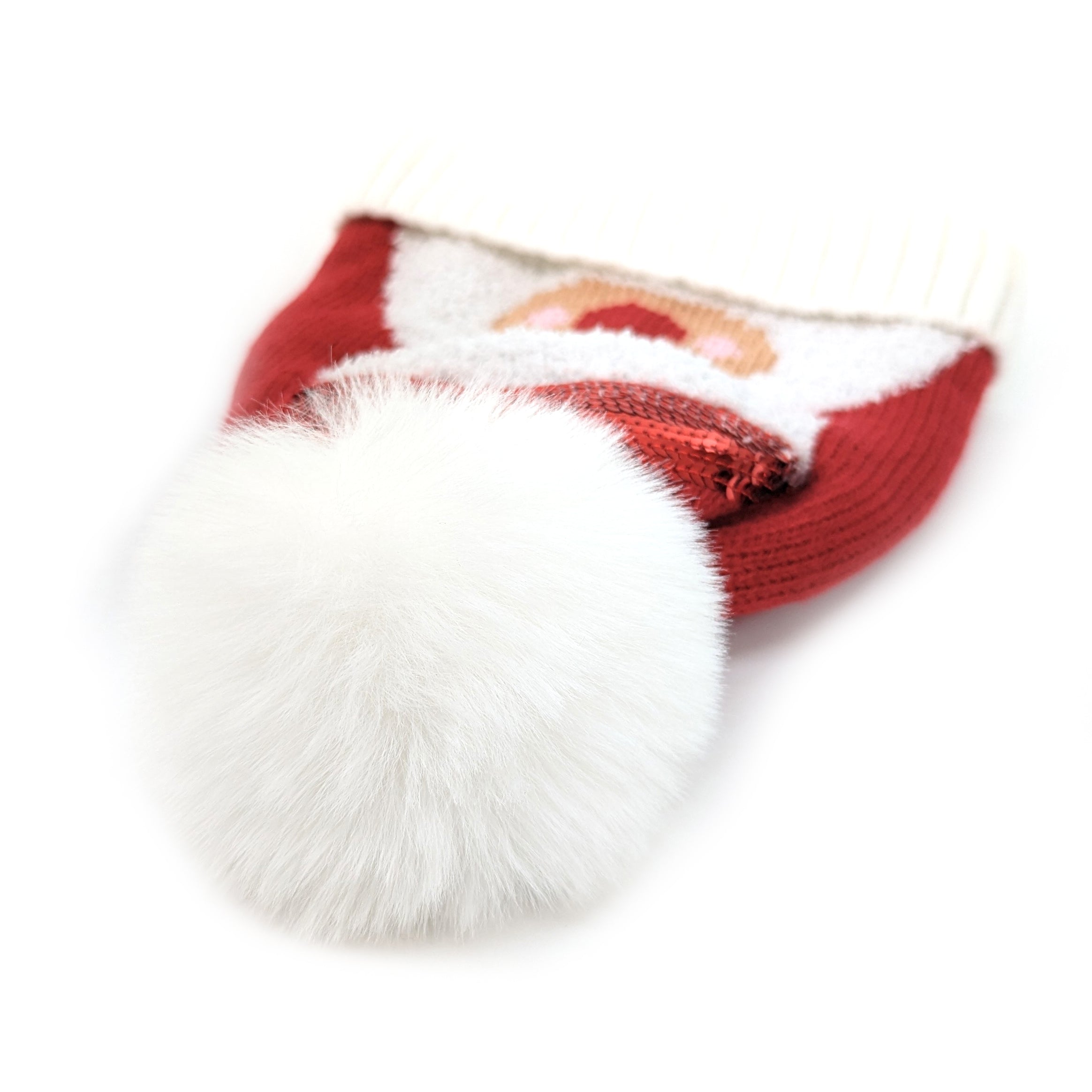Sparkly Sequin Santa Christmas Hat for Kids - Festive Holiday Party Accessory for Xmas Photos & Winter Celebrations