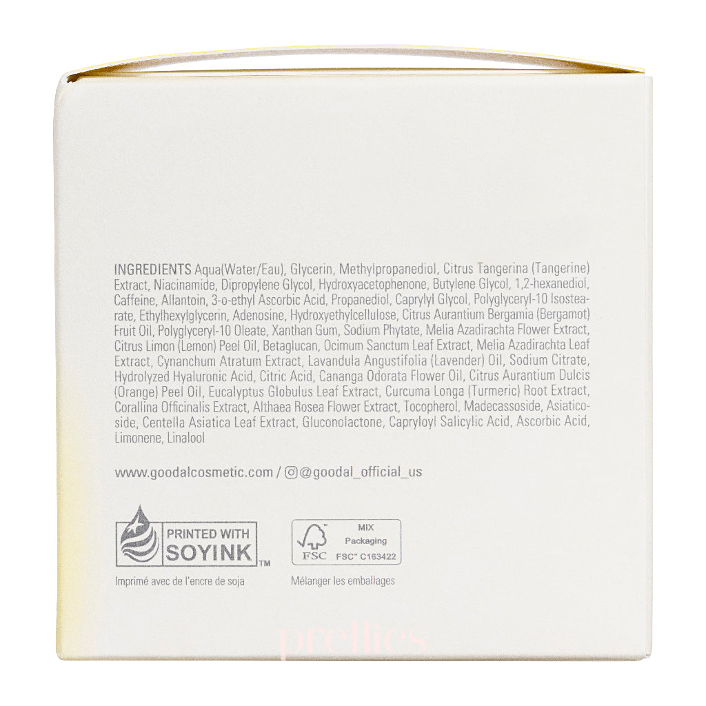 Goodal Green Tangerine Vita C Dark Spot Care Pad 70pcs - Brightening Exfoliating Pads for Face with Vitamin C - Korean Skincare for Hyperpigmentation & Uneven Skin Tone - Perfect for Night Routine & Travel Skincare (680178)
