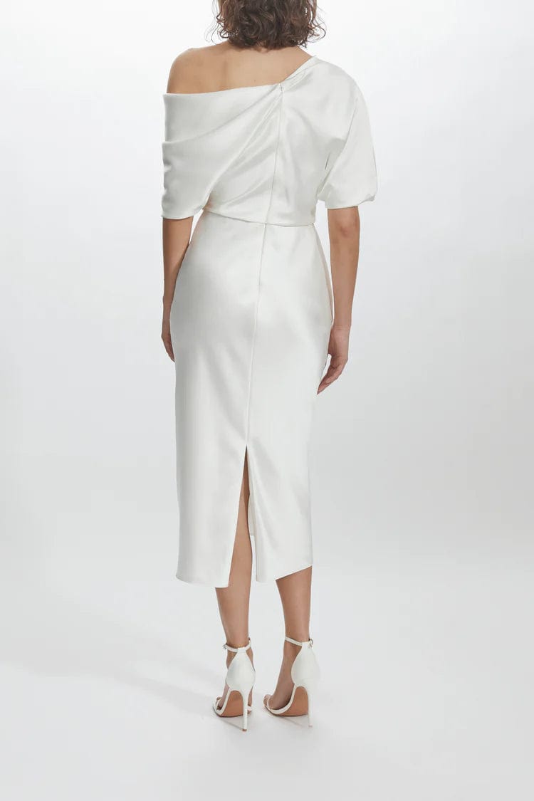 Amsale LW204 Women's Wedding Dress Size 4 - Elegant Bridal Gown for Church Ceremony & Reception