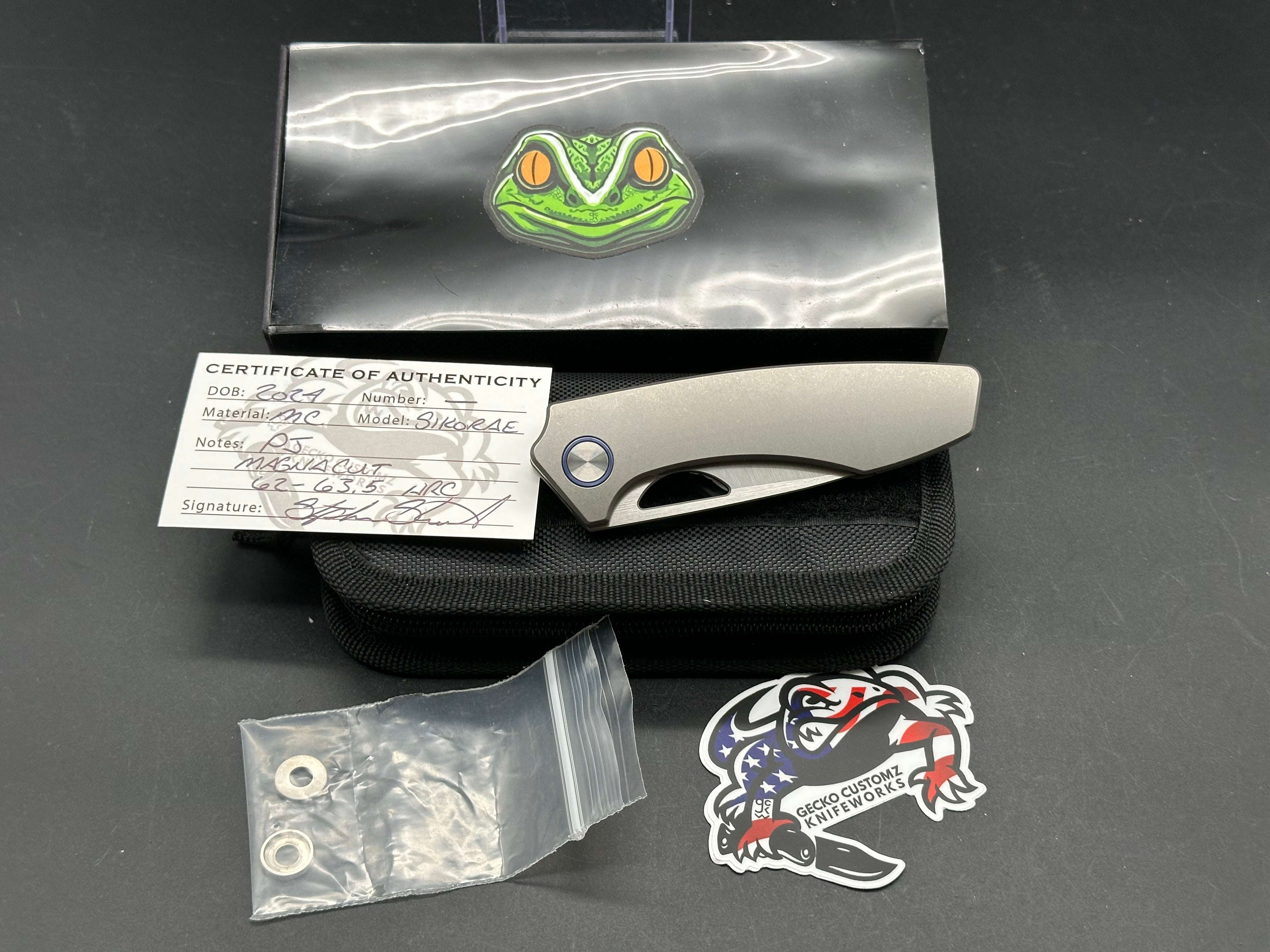 Premium Gecko Customz Sikorae Folding Knife - 3.04