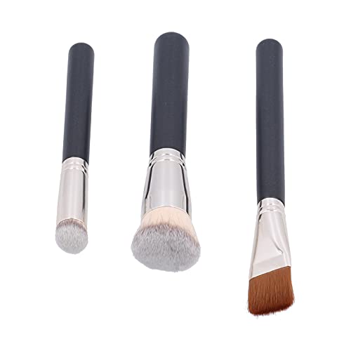 Premium 3-Piece Concealer Brush Set - Ultra Soft, Skin-Friendly & Dense Bristles for Flawless Makeup Application | Perfect for Daily Use, Travel & Professional Makeup Kits