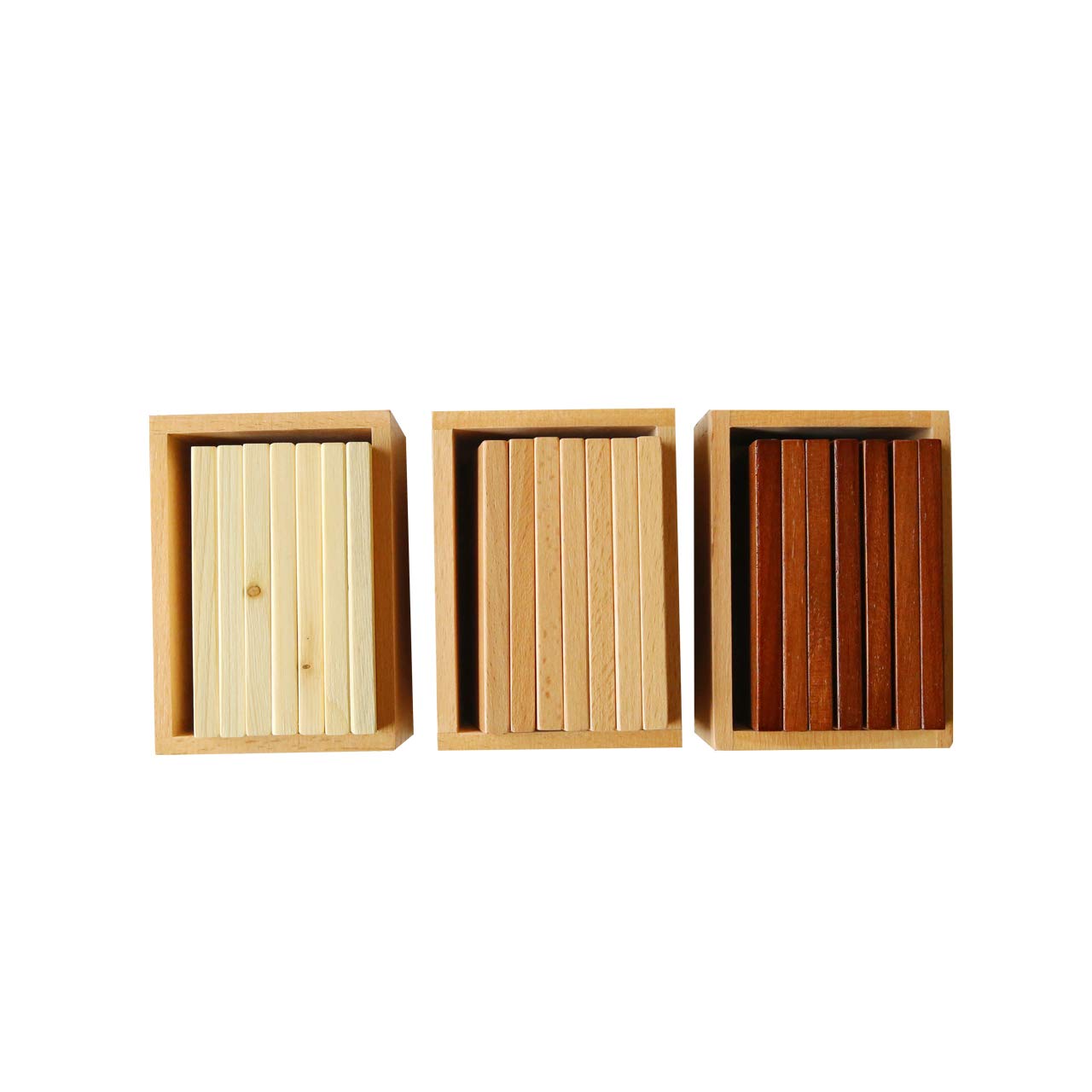 Montessori Baric Tablets Set with Wooden Box - Sensory Learning Toys for Kids, Toddler Education & Homeschooling - Perfect for Classroom, Daycare & Home Use