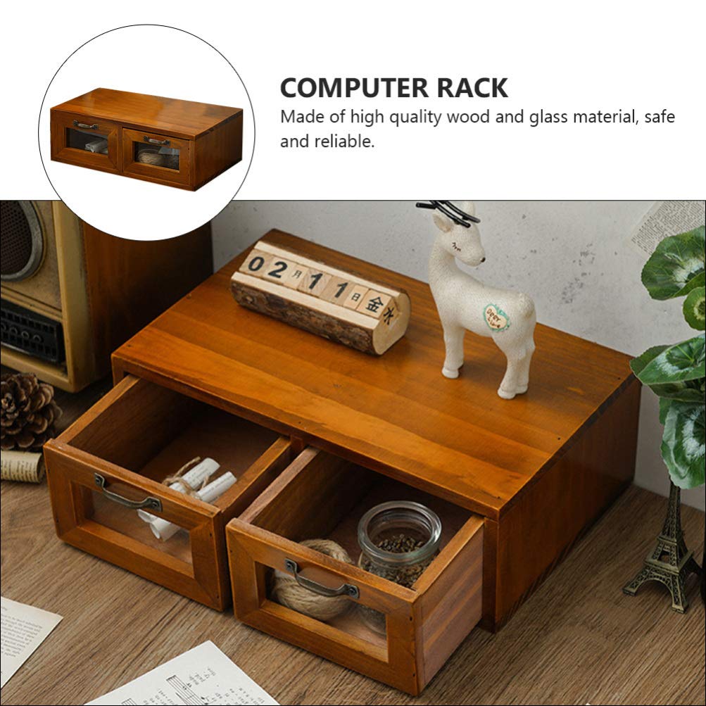 Garneck 1-Piece Adjustable Laptop Stand for Desk - Ergonomic Computer Riser with Storage Shelf, Perfect for Home Office, Gaming & Workspace Organization