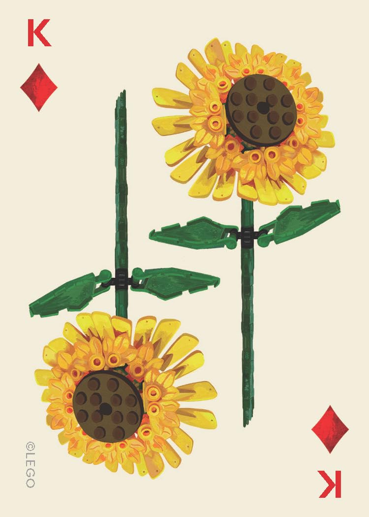LEGO® Botanical Playing Cards – Beautiful Floral Design Deck for Card Games, Collectors & Gifts | Perfect for Poker, Magic Tricks, Family Game Nights & LEGO® Fans