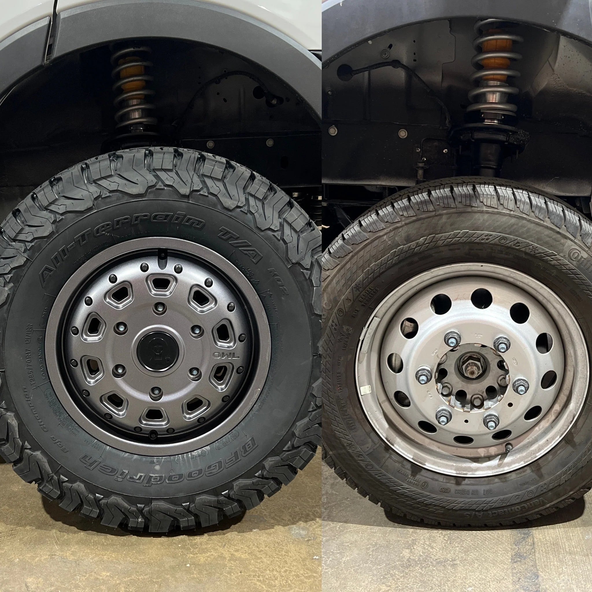Owl Talon Wheels for 2014-2024 Ford Transit Van 2500 AWD - Premium Alloy Rims for Commercial Vans & Work Trucks - Perfect for Delivery Services, Camping & Adventure Vehicles