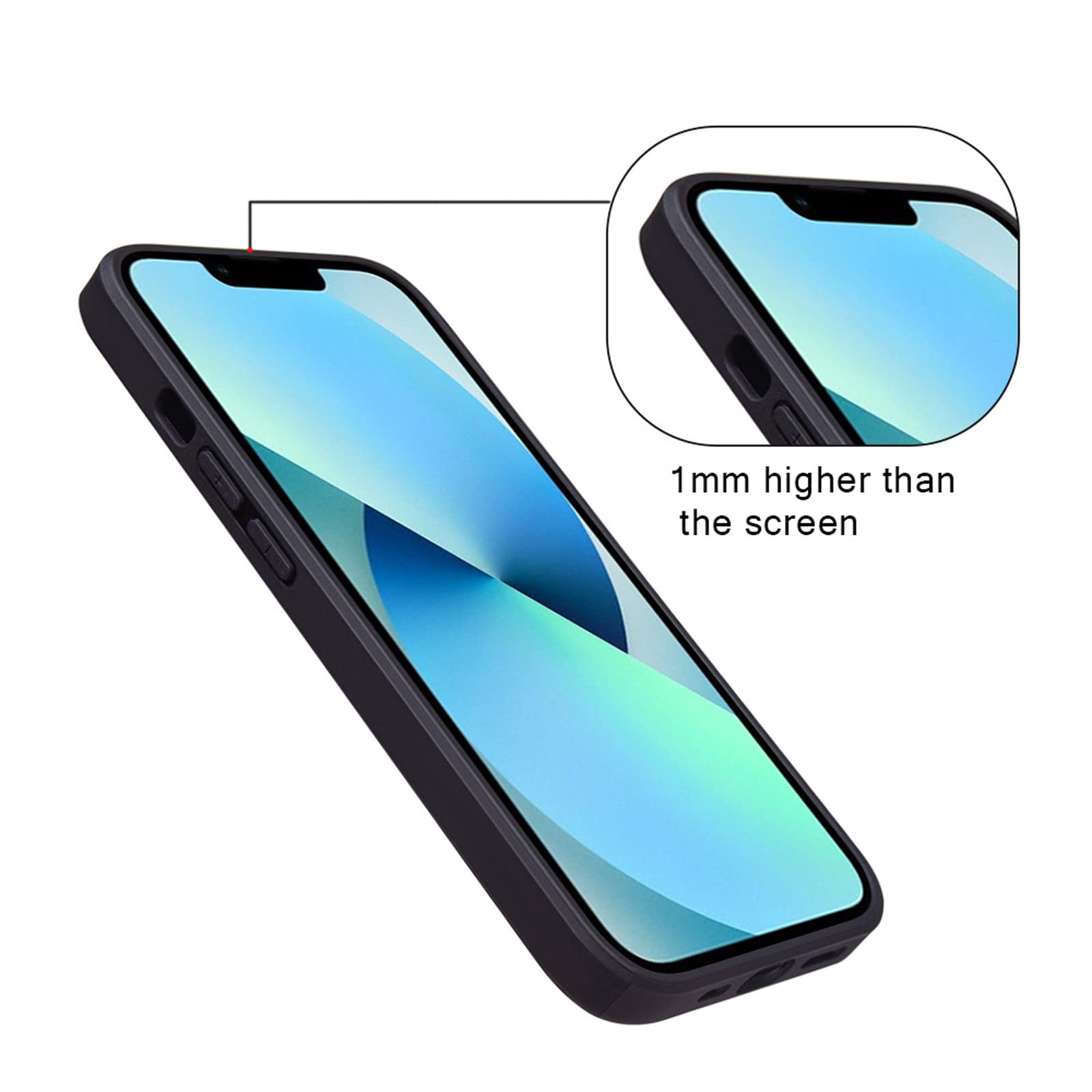 Premium Leather Wallet Case for iPhone 14/14 Plus/14 Pro/14 Pro Max - Slim Fit Shockproof Protective Phone Cover with Card Holder (Blue) | Perfect for Everyday Use, Travel & Business Meetings