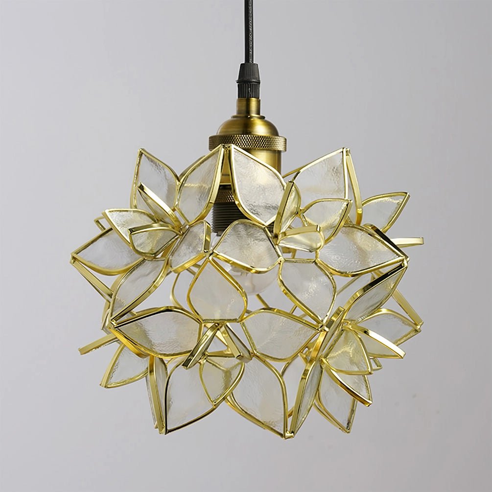 Handmade Capiz Shell Pendant Light - Natural Seashell Chandelier for Dining Room, Bedroom & Living Room Decor