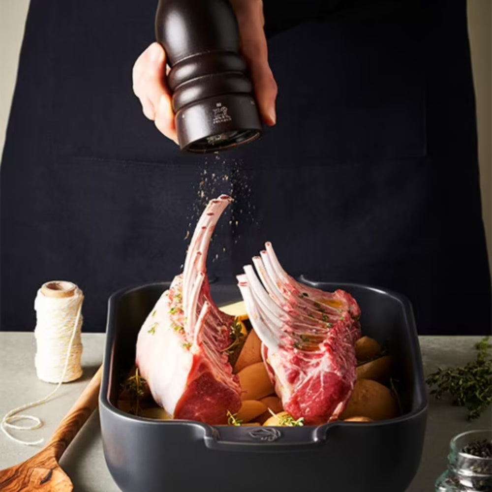 Peugeot Paris u'Select 5 Salt Mill - Premium Adjustable Gourmet Salt Grinder for Cooking & Seasoning - Perfect for Kitchen, Dining Table & Gifting (Chocolate Color)