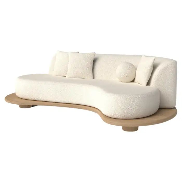 Modern Armless Sofa - Contemporary Designer Furniture for Living Room, Lounge, and Small Spaces - Perfect for Apartments, Studios, and Cozy Home Decor