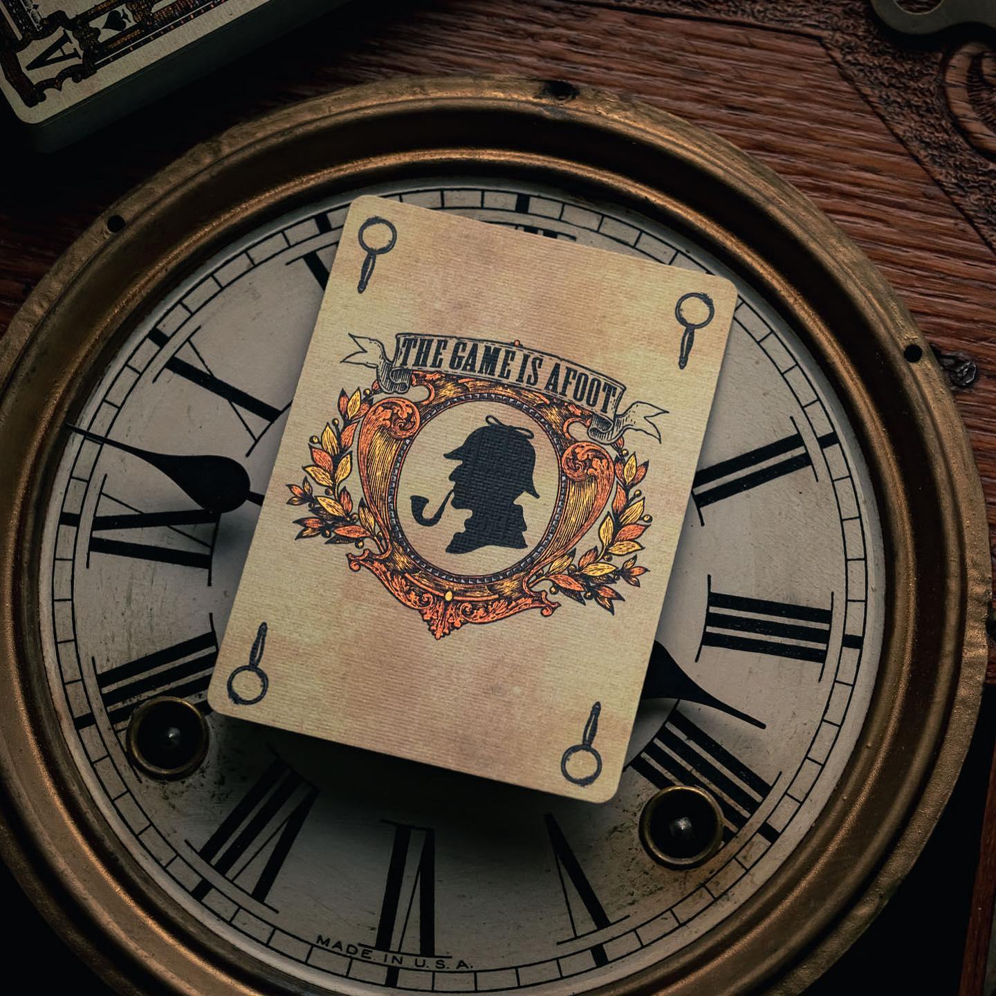 Sherlock Holmes Playing Cards - Premium Deck by Kings Wild Project - Perfect for Poker, Magic Tricks & Collectors