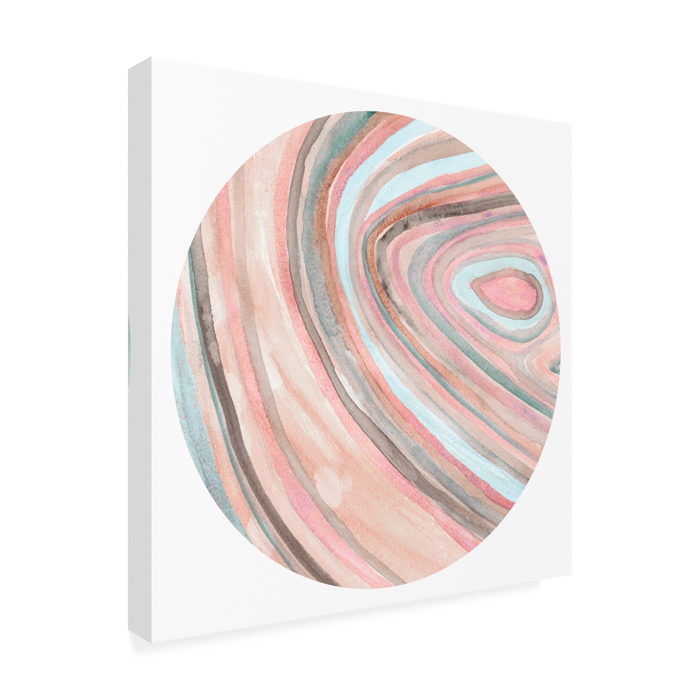 Trademark Fine Art 'Lost Marbles I' Canvas Wall Art Print by Alicia Ludwig - Modern Abstract Painting for Living Room, Bedroom & Office Decor