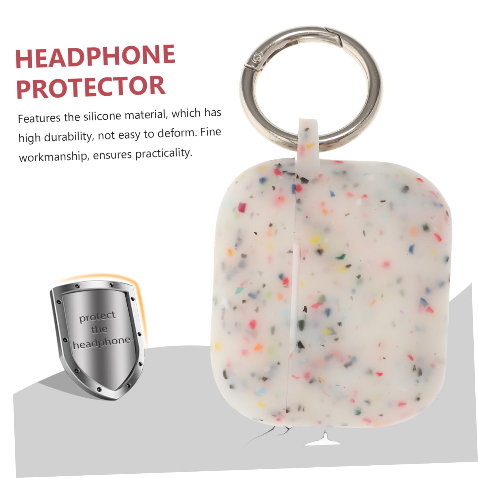 HEMOTON Silicone Earphone Case - Protective Cover for Wireless Earbuds, Headphones Charging Box Accessories | Perfect for Travel, Gym & Daily Use