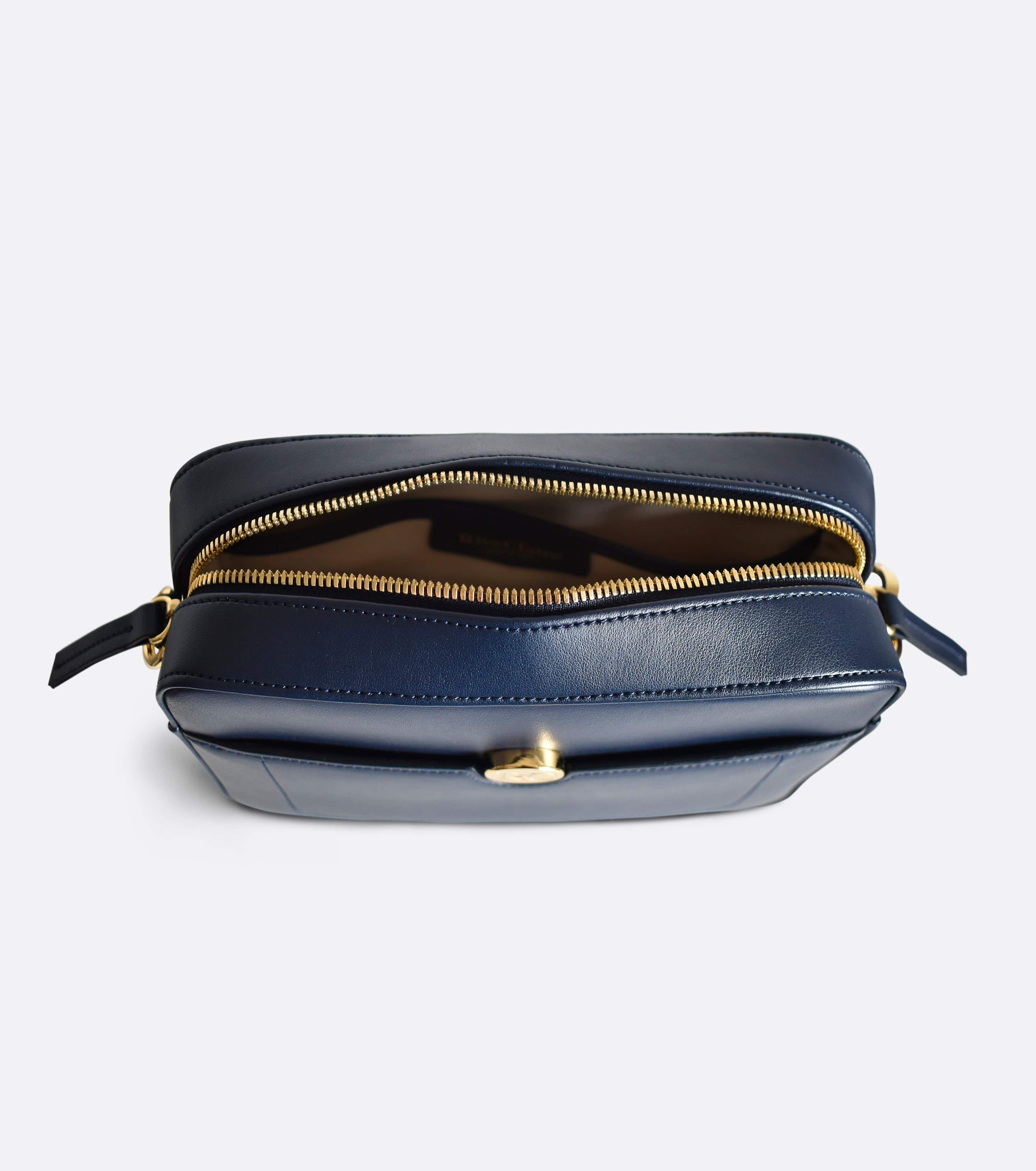 Nomad Vegan Leather Crossbody Bag for Apple Devices | Navy Blue | Perfect for Travel, Work & Everyday Use