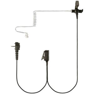 MH 101A4B Surveillance Headset with One Wire Design - Clear Audio Monitoring for Security Professionals & Office Use