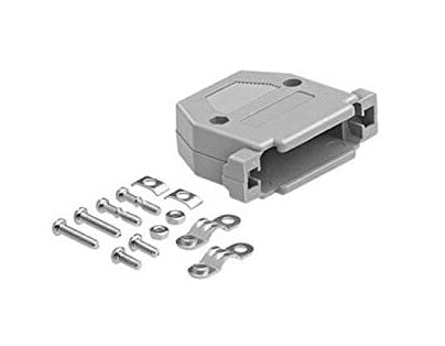 DB25 Female Crimp Type Unshielded Plastic Hood - D-Sub Connector for Computer, Printer & Industrial Equipment | Reliable Data Transfer Solution