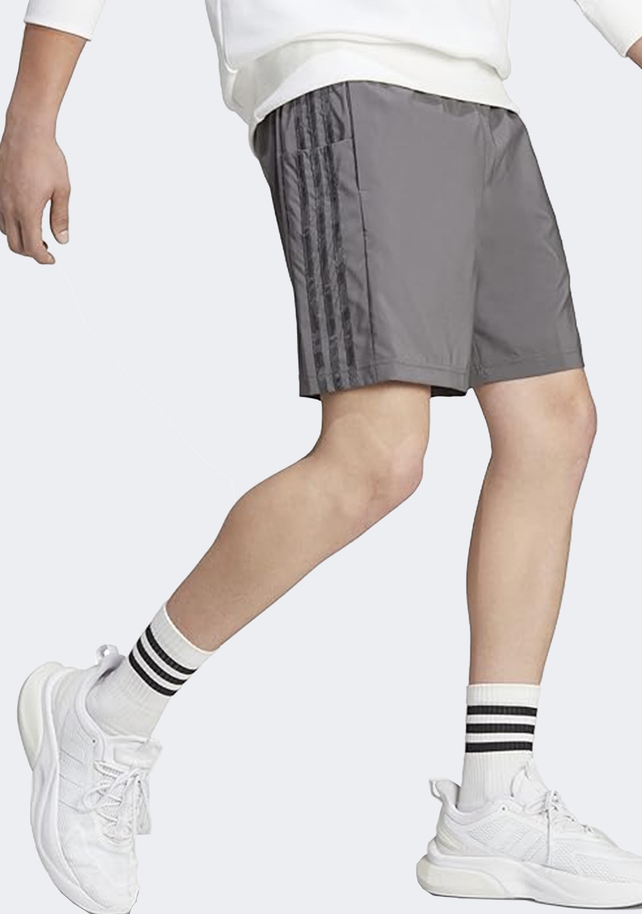 **Adidas Aeroready Essentials Chelsea 3 Stripes Men's Running Shorts - Lightweight, Breathable & Quick-Dry for Gym, Jogging & Casual Wear**