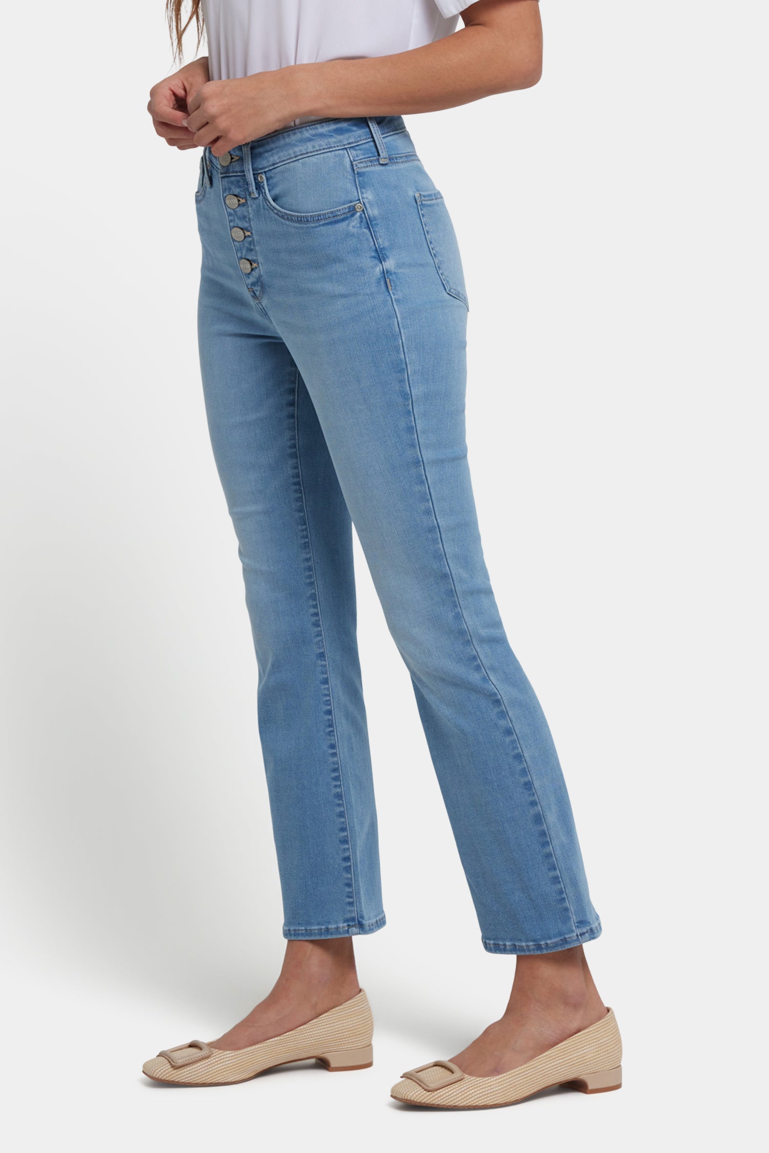Billie Mini Bootcut Ankle Jeans for Women - High Waisted Stretch Denim Pants, Comfortable & Flattering Fit - Perfect for Casual Outings, Date Nights & Office Wear