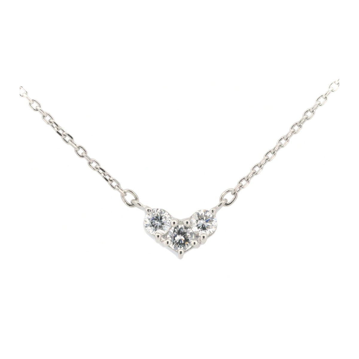 4℃ Diamond PT850 Necklace for Women - 18K White Gold Pendant Jewelry Gift for Anniversary, Valentine's Day & Special Occasions | Elegant Everyday Wear & Formal Events