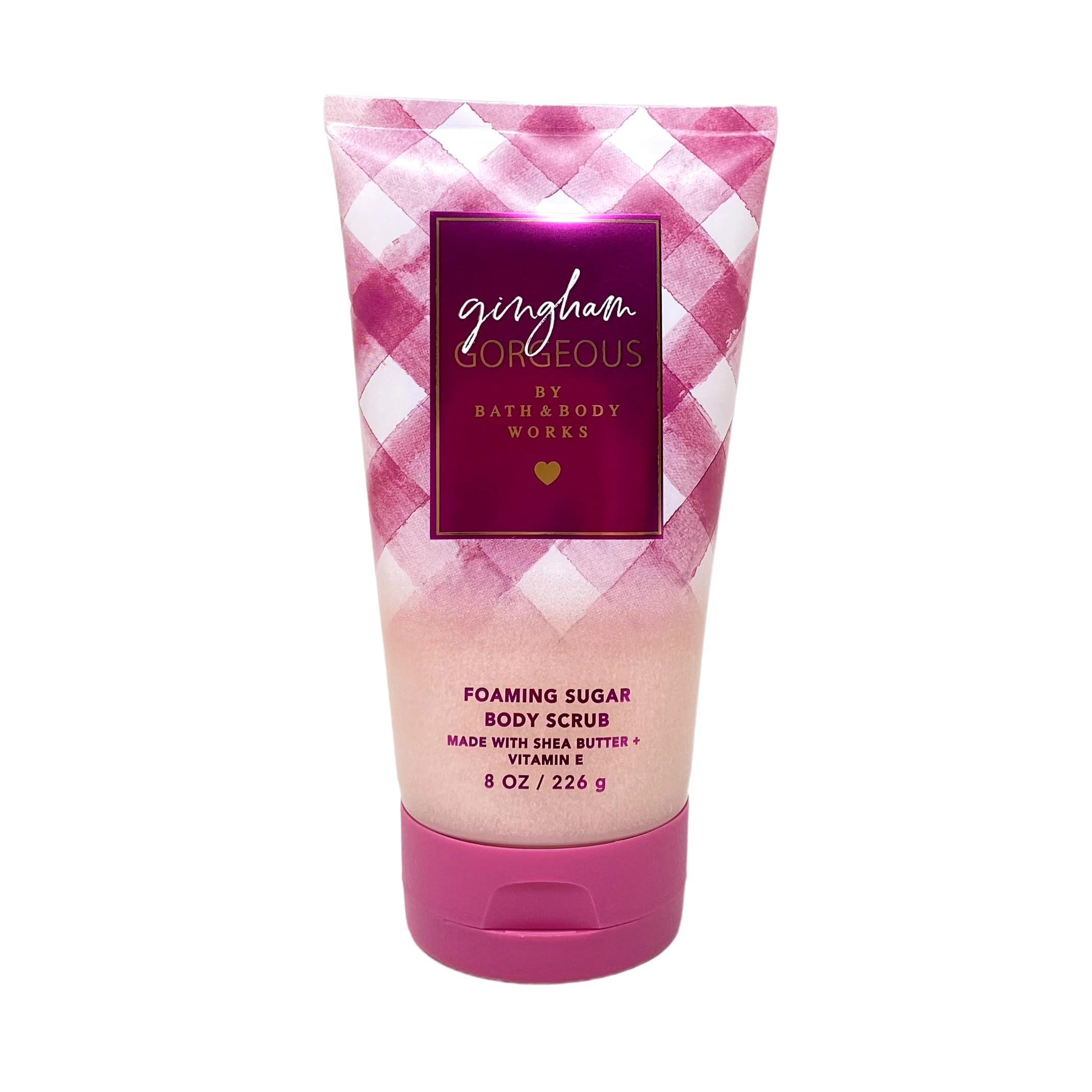 Gingham Gorgeous 3-Piece Bath & Body Gift Set - Full Size Fragrance Mist, Body Cream & Body Scrub - Perfect for Gifts, Self-Care & Spa Days
