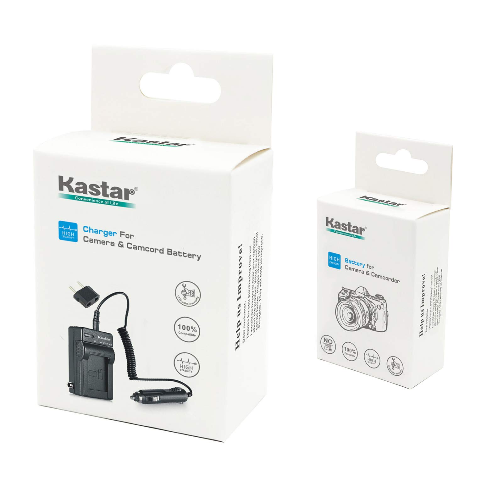 Kastar EN-EL3A Replacement Battery & Charger Kit - Compatible with Nikon EN-EL3a/EN-EL3 Batteries, MH-18/MH-18a Chargers for D50, D70, D70s, D100 DSLR Cameras - Perfect for Travel Photography & Professional Shooting