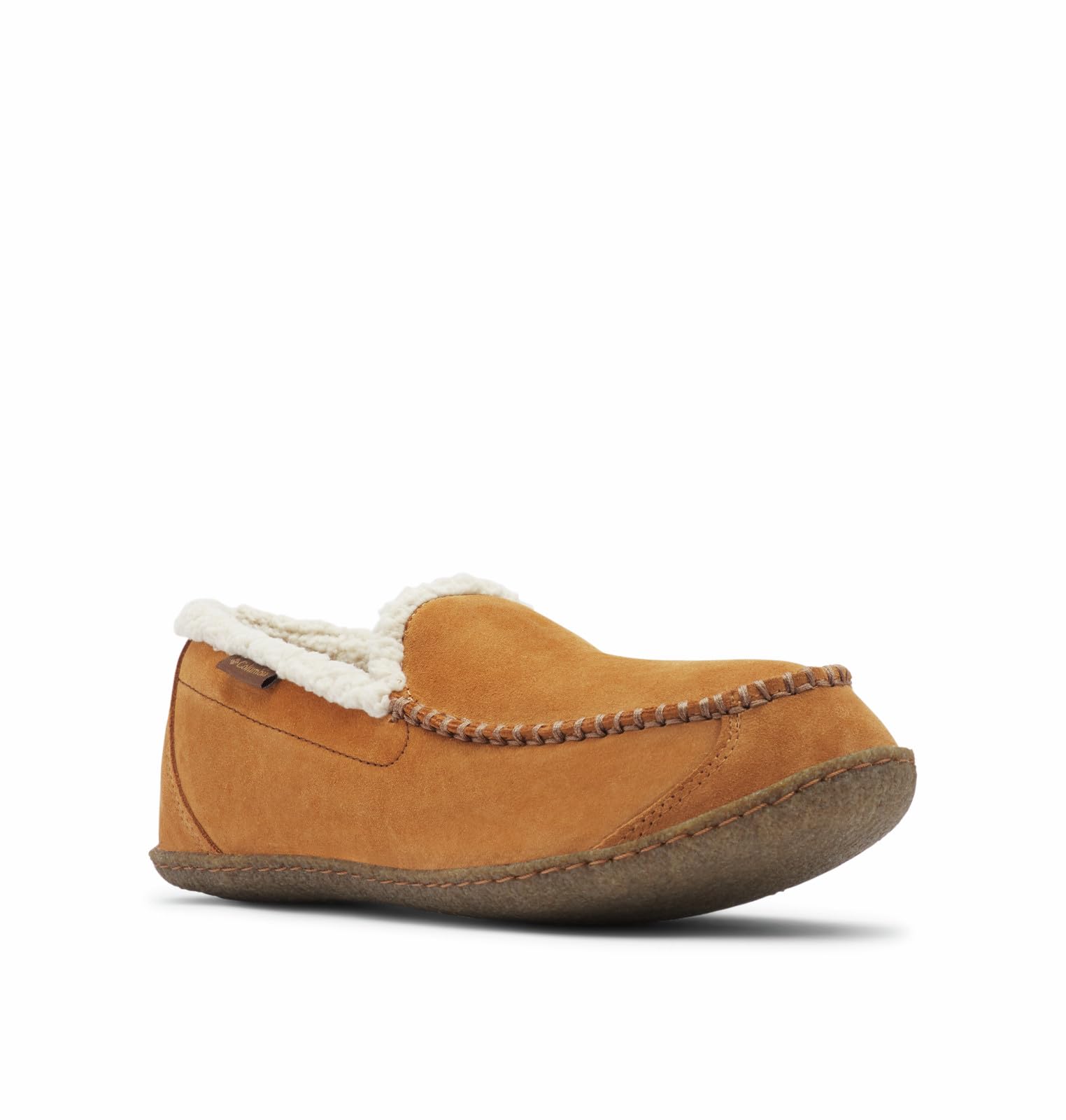 Columbia Men's Big Sky Moc Faux Fur Slippers - Comfortable Boat Shoes for Indoor & Outdoor Wear - Perfect for Lounging, Travel, and Cold Weather