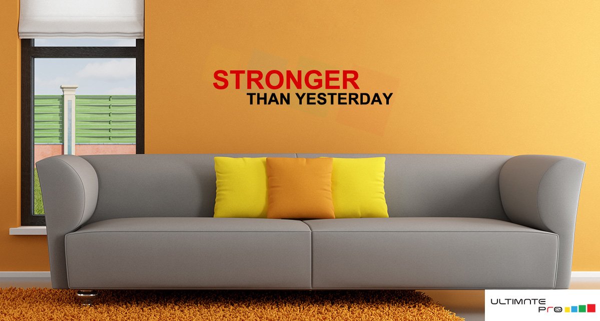 Bubbles Designs Motivational Wall Decal - Durable Home & Gym Decor for Fitness Inspiration | Perfect for Workout Rooms, Home Offices & Personal Spaces