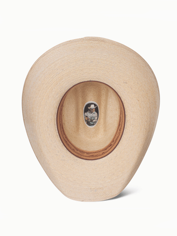 Resistol RSCTRL 804081 George Strait Cowboy Hat - Natural Palm Straw Centerline Design for Western Riders & Country Music Fans | Perfect for Rodeo, Concerts & Outdoor Events