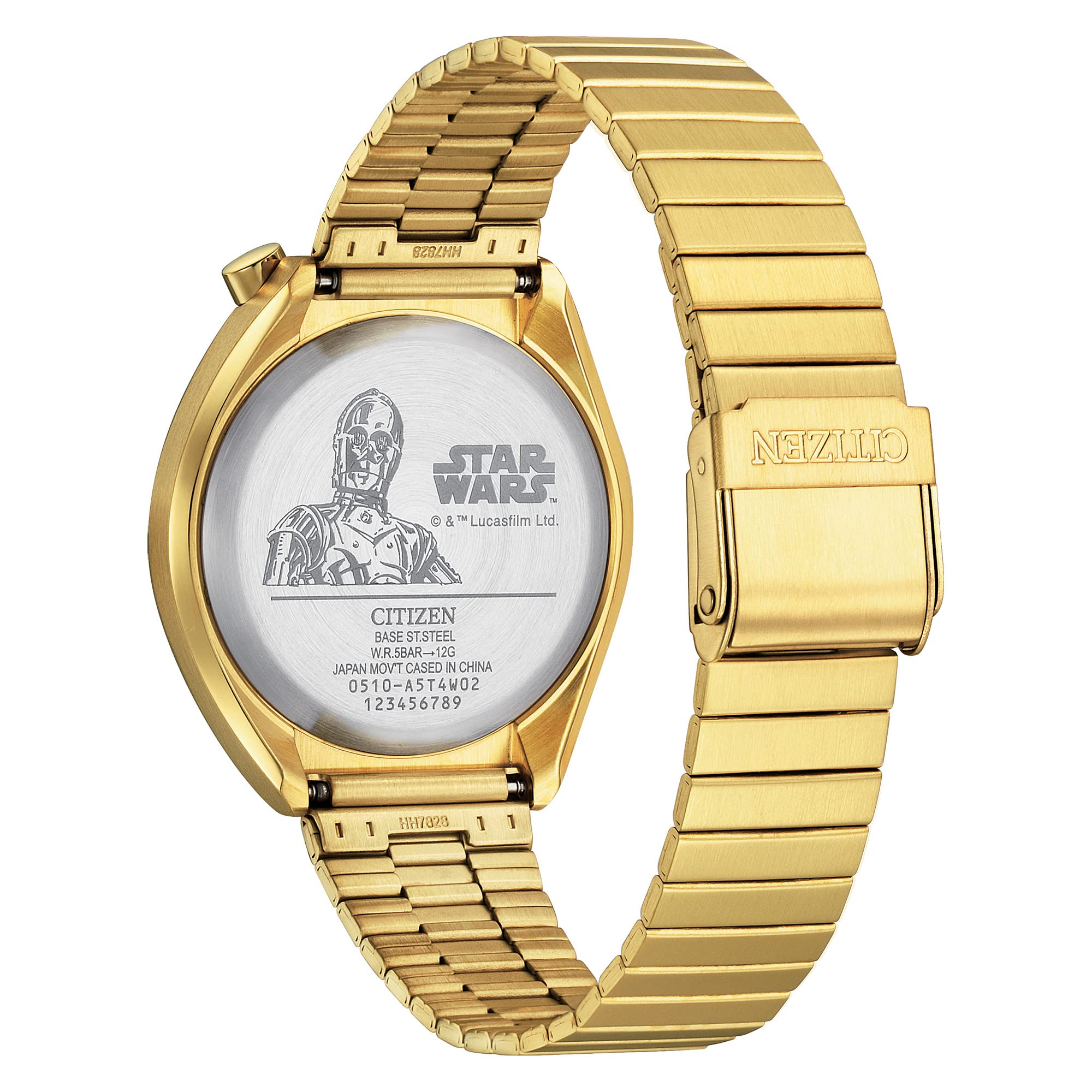 Citizen Quartz Star Wars Men's Watch - Stainless Steel Analog Digital Watch with Star Wars Design - Perfect for Collectors, Gifts & Everyday Wear