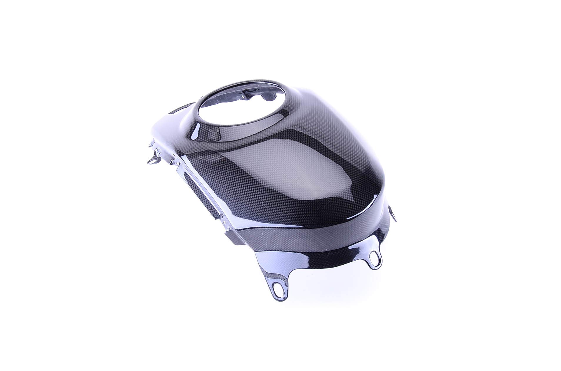 Bestem CBDU-MUL12-TKC Black Carbon Fiber Tank Cover for Ducati Multistrada 1200 (2010-2013) | Motorcycle Accessories | Durable & Stylish Protection for Adventure Riding