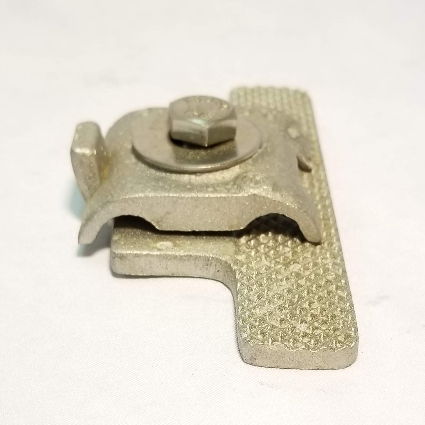 Aluminum Metal Bonding Clamp & Cable Holder for Lightning Protection - Secure Electrical Grounding for Solar Panels, Antennas & Outdoor Installations