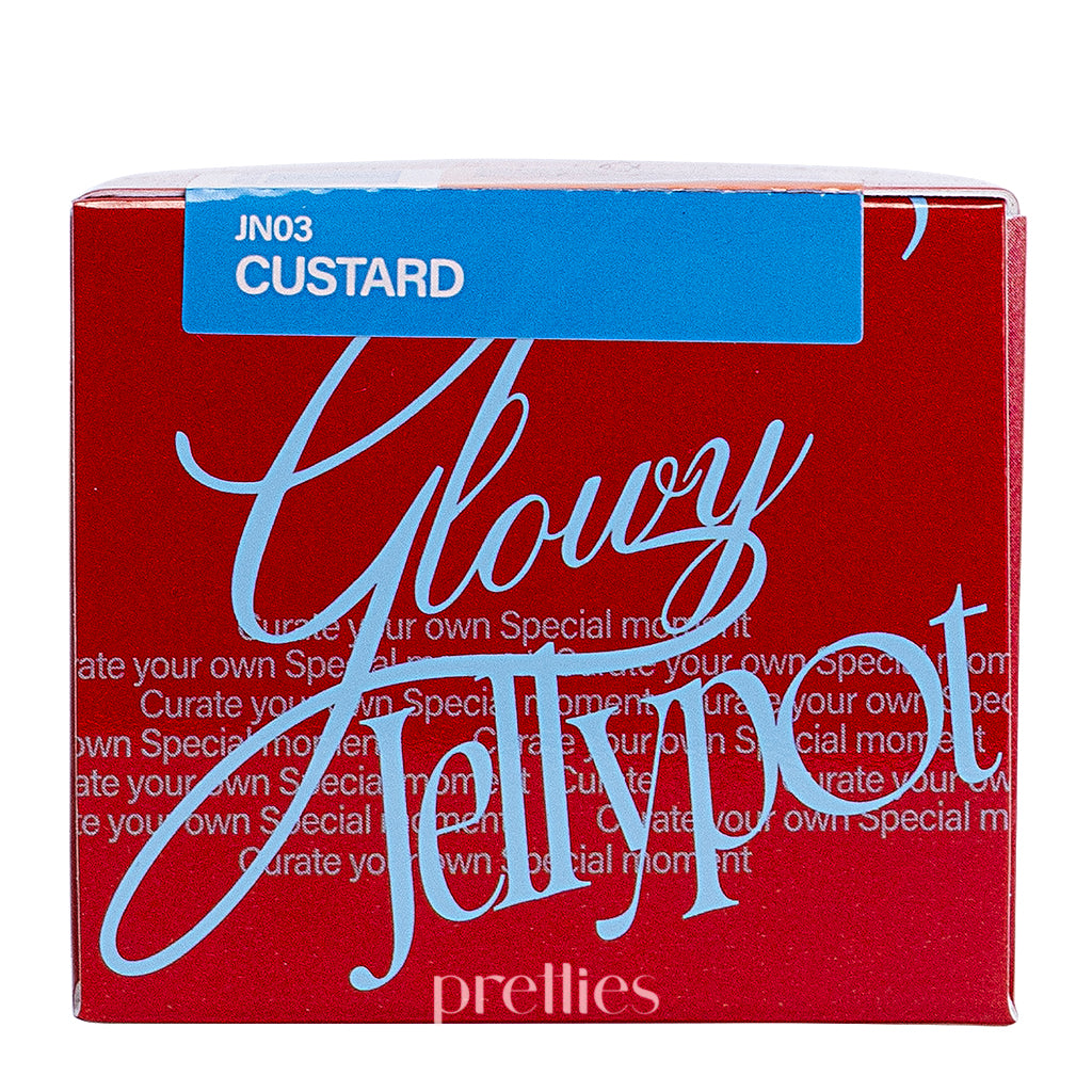 Fwee Lip & Cheek Glowy Jelly Pot - 4g Moisturizing Tint (JN03 Custard) | Natural Blush & Lip Stain for Everyday Makeup & On-the-Go Touch Ups