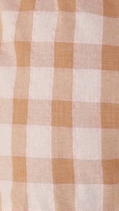 Mahalie Women's Casual Beige Checkered Shorts - Perfect for Summer Outfits, Beach Vacations & Relaxing at Home