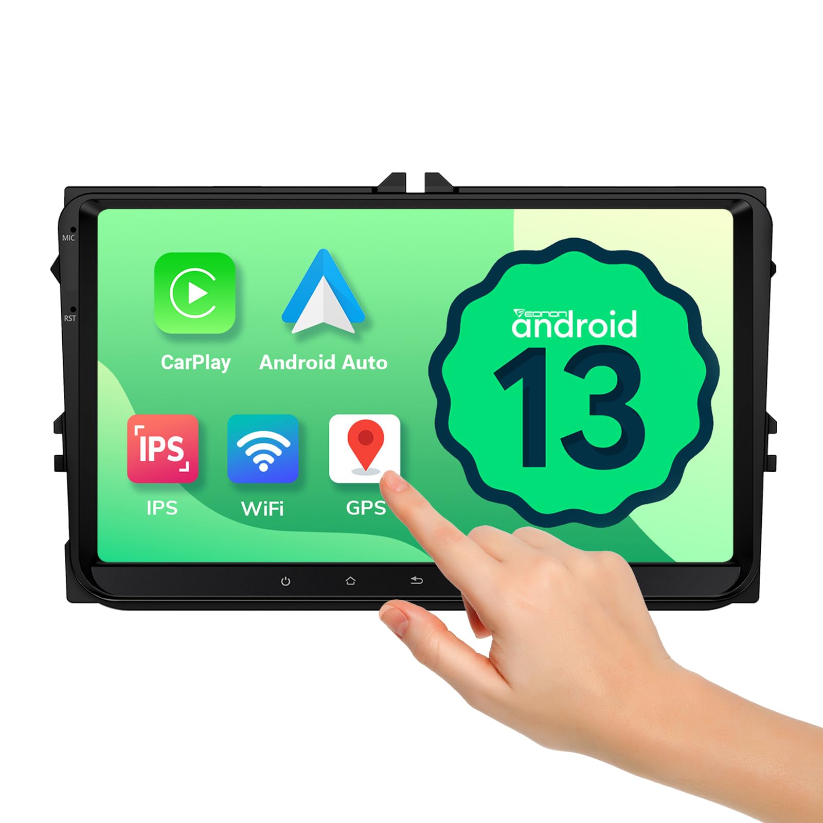 Eonon Android 13 Car Stereo for VW Jetta Golf Passat Tiguan Scirocco Sagitar - 9