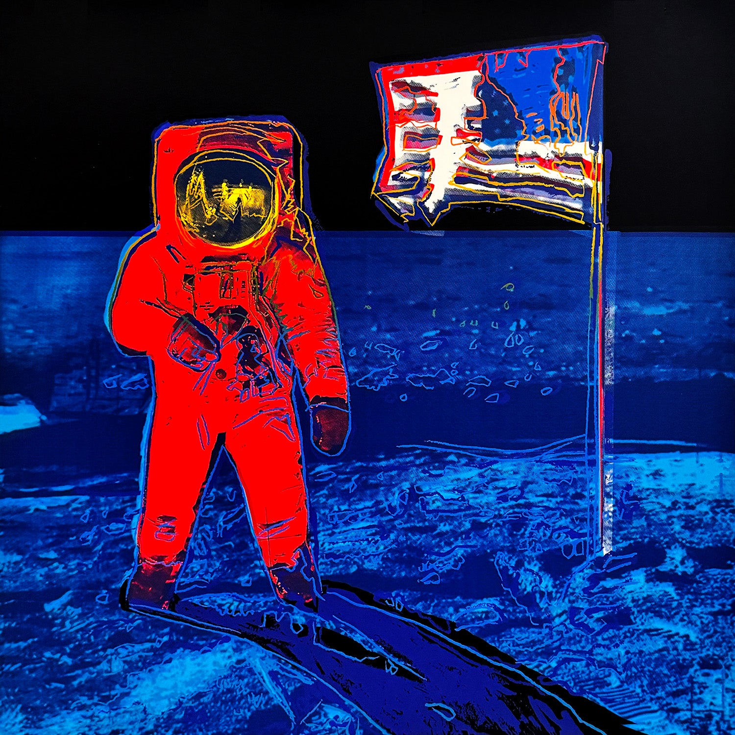 Andy Warhol 'Moonwalk' (1987) - Rare Limited Edition Silkscreen Print - Pop Art Wall Decor for Home, Office & Gallery Display