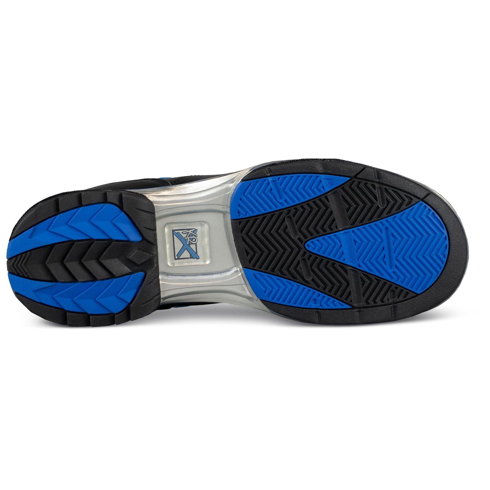 KR Strikeforce TPU Revival Black/Royal Right Hand Bowling Shoes - High Performance for Competitive Bowling & League Play