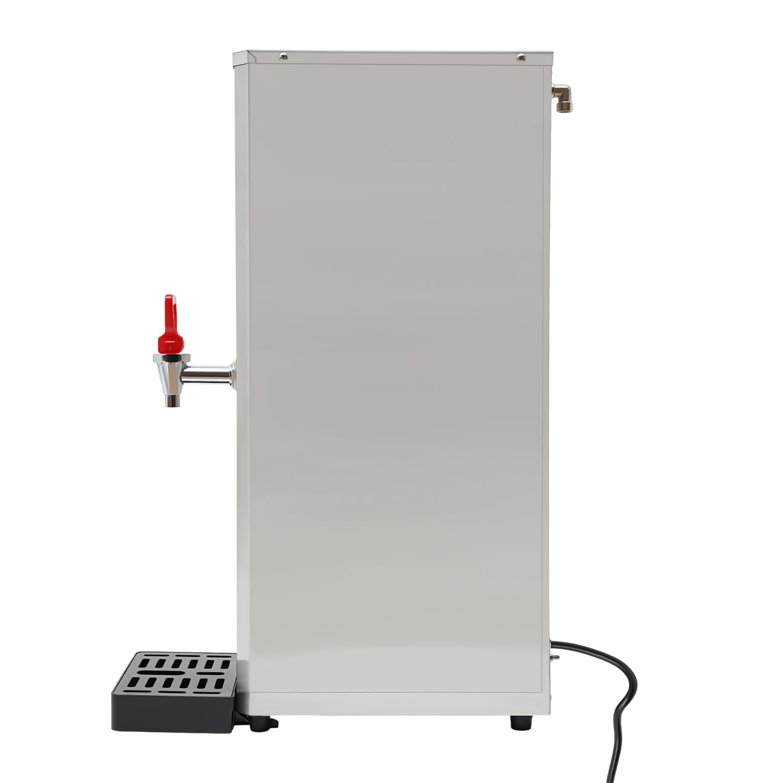 Commercial Hot Water Dispenser 3000W Fast Heating - 45L/H Stainless Steel Electric Water Boiler for Tea, Milk, Coffee - Perfect for Restaurants, Hotels, and Office Use - 12-18 Minute Boil Time, Silver Finish