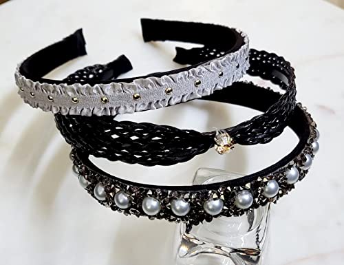 Silver Elastic Black Cane & 505 L